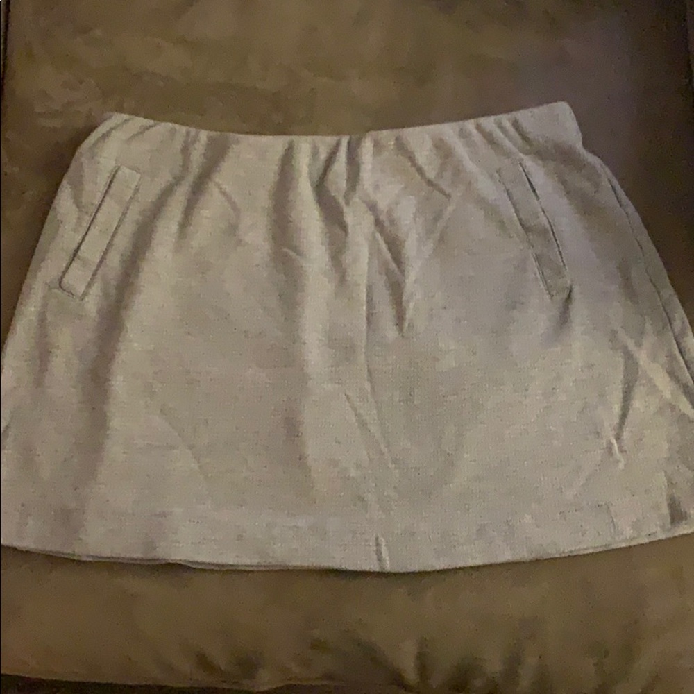 GAP Heather Grey Faux Pocket Knit Skirt